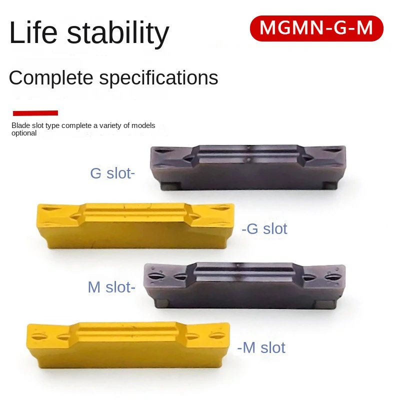 KINGYA MGMN150-M KY802 MGMN MGMN200 MGMN250 MGMN300 MGMN400 MGMN500,G/M Slot  Parting and Grooving Insert For Stainless Steel