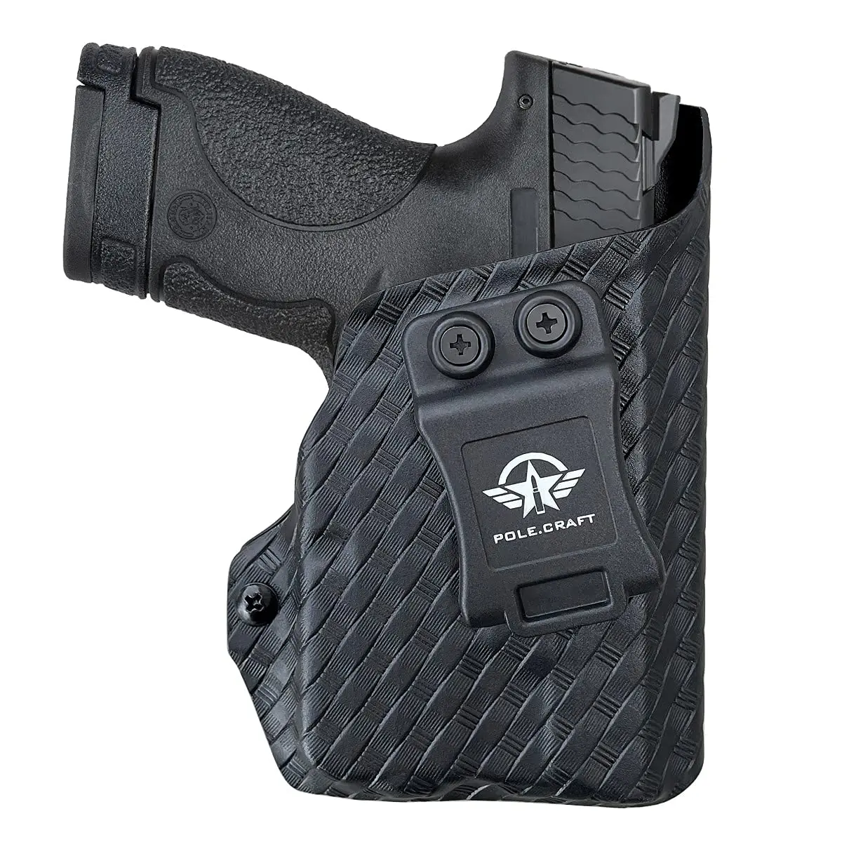 M&P Shield 9mm Holster, Carbon Fiber Kydex Holster Custom Fit: M&P Shield 9mm/.40 3.1