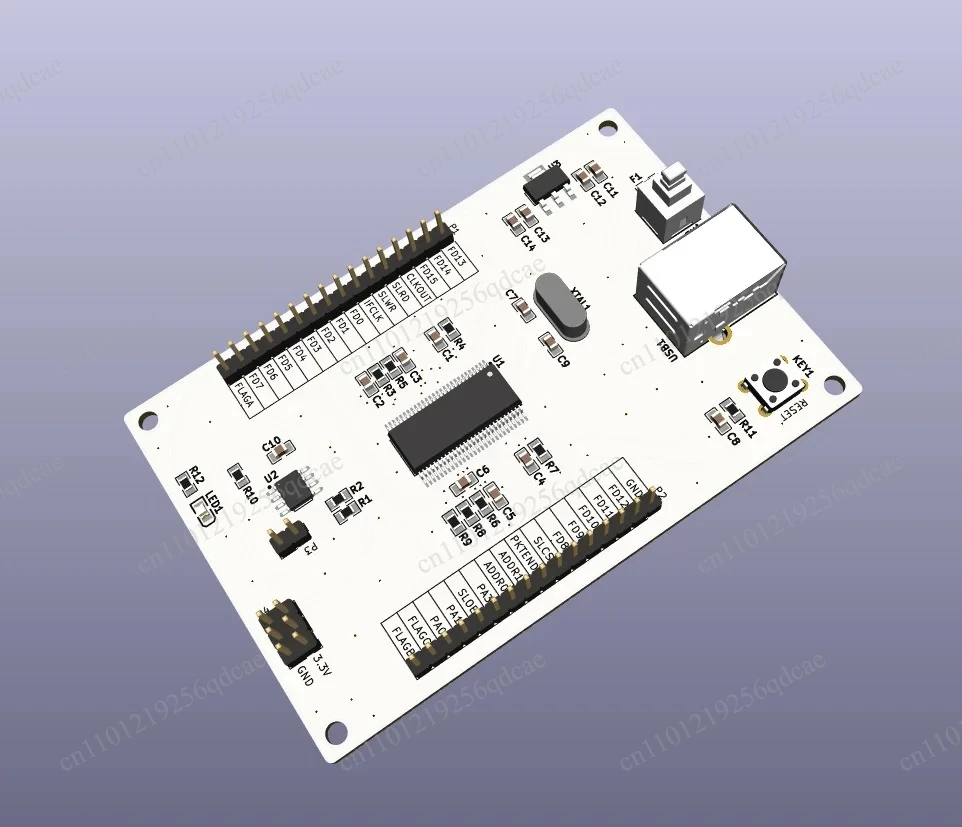 EZ-USB FX2LP CY7C68013A-56PVXC CBM9002A USB2.0 System Board Development Board