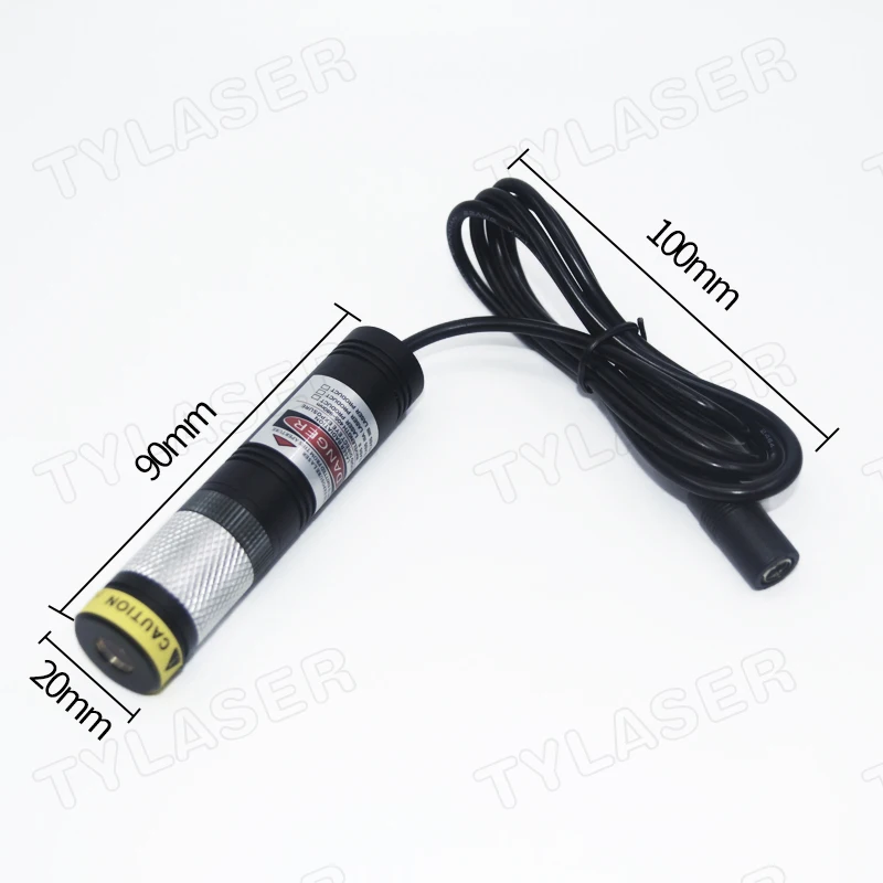 Waterproof Laser Diode Glass Len Cross Line D20X90mm Adjustable Focus 940nm Direct IR 50mW 100mW 200mW Laser Module for Cutting