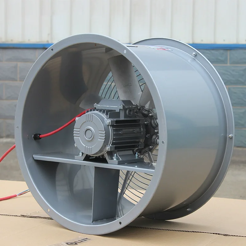 المعدات الصناعية قائمة بذاتها AC الكربون الصلب الخاصة إلى الأمام ارتفاع درجة الحرارة والرطوبة العالية مروحة التدفق المحوري #6