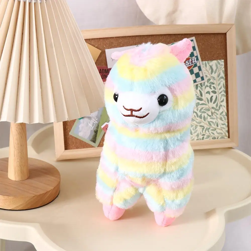 Gift Toy Gift For Children Stuffed Figure Puppet Toy Alpaca Plush Doll Colorful Alpaca Doll Home Soft Toys Stuffed Plush Toys