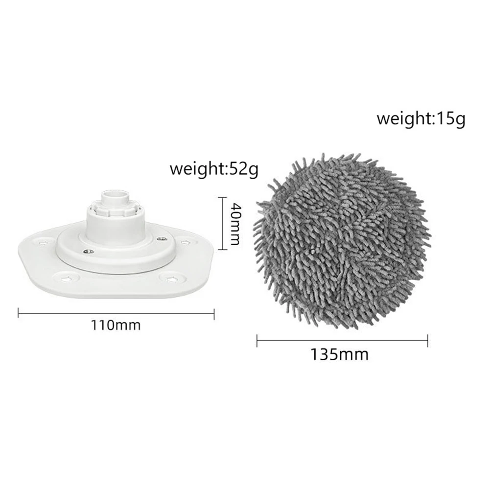 A58E-5PCS Suku Cadang Pengganti untuk XiaoMi Mijia Pro STYTJ06ZHM Robot Penyedot Debu Dapat Dilepas Tempat Kain Pel Sikat Pembersih