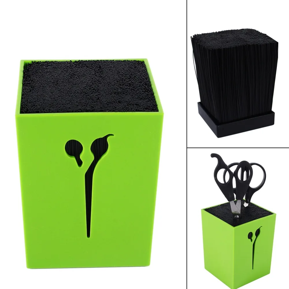 Green Salon Scissor Stand Black White Hairdressing Scissor Holder Portable Sturdy Scissors Holder Organizer Hair Salon