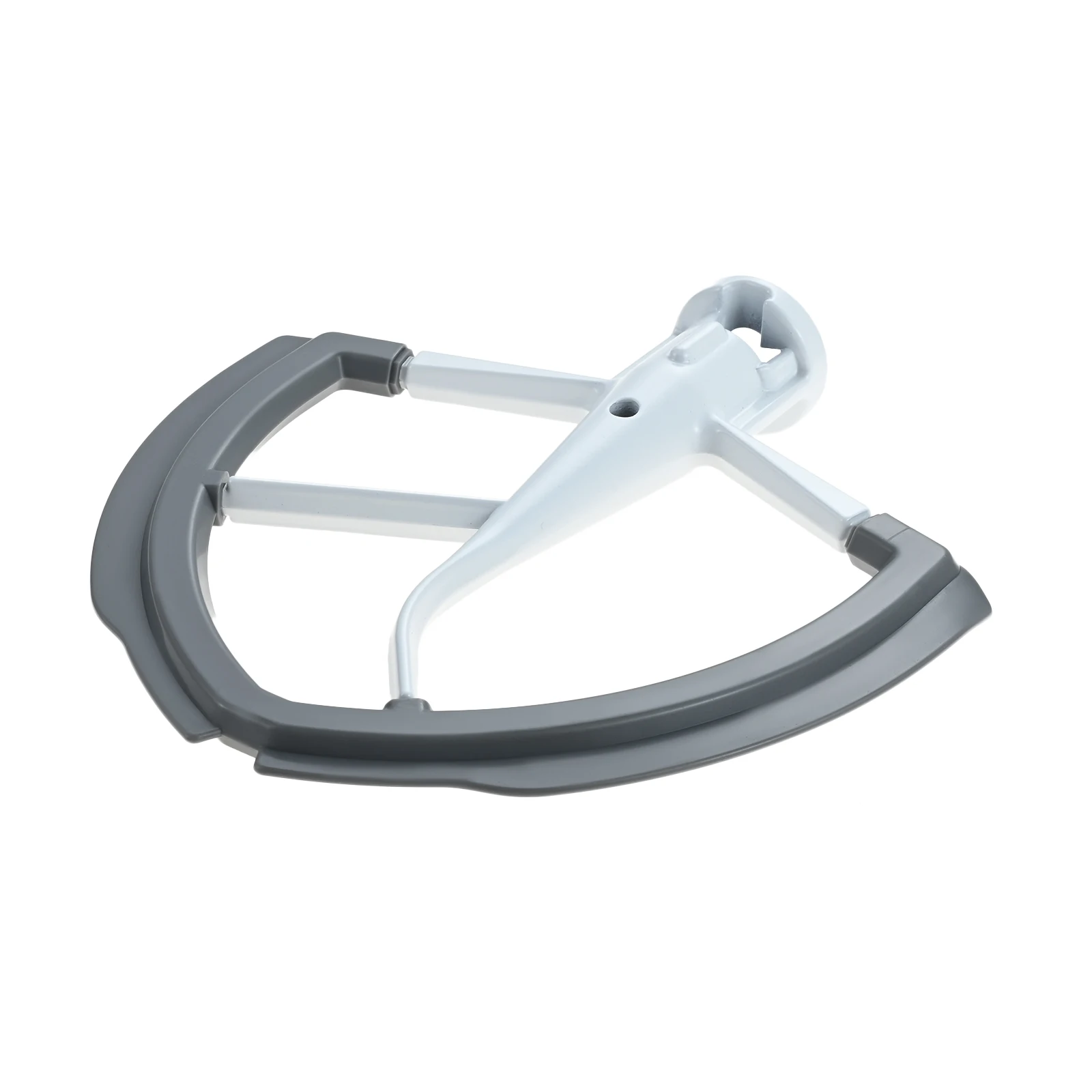 Batidor de borde flexible de 6 cuartos, apto para batidora con base de elevación de tazón KitchenAid, apto para tazón mezclador, tamaño 9,75 "de diámetro 6,75" de profundidad, 1 ud.