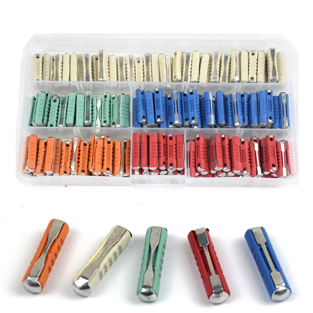 200pcs Style Fuses for Classic European Vehicle Electrical Systems Compatible with Eastern European Car Models