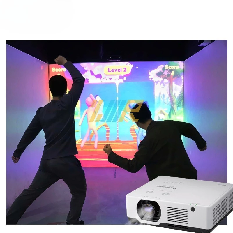 3D interactive somatosensory projection wall movement series holographic projection interaction
