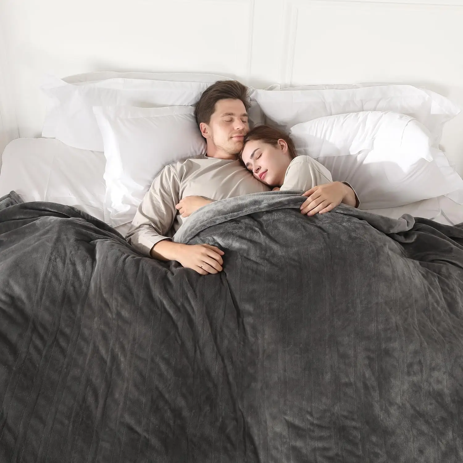 

Одеяло с электрическим подогревом размера «queen-size» с двойным управлением, 5 уровней нагрева, автоматическим выключением и сертификациями безопасности