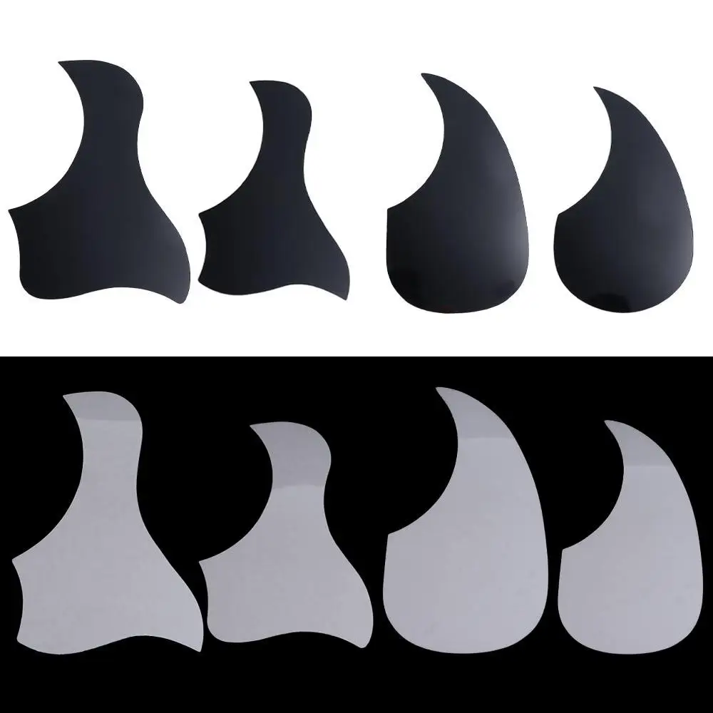 ABS Transparent Guitar Guard Bird-shaped Self Adhesive Transparent Acoustic Guitar Pickguard Water-shaped Replacement