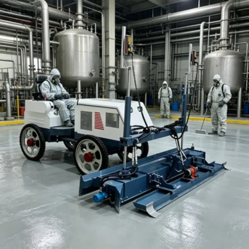 For Concrete Floor Paving Laser Screed Leveling System Walk Behind Vibratory Leveler Hydraulic Finisher Unit Equipment  