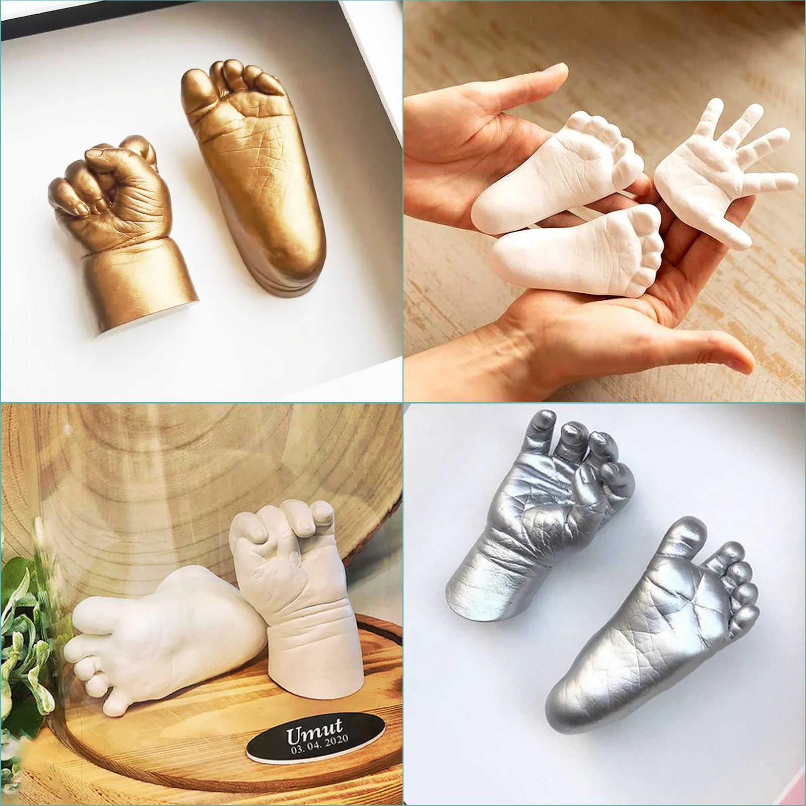 Набор для создания слепков руч – обзор и цена Baby Products Kit For Newborn