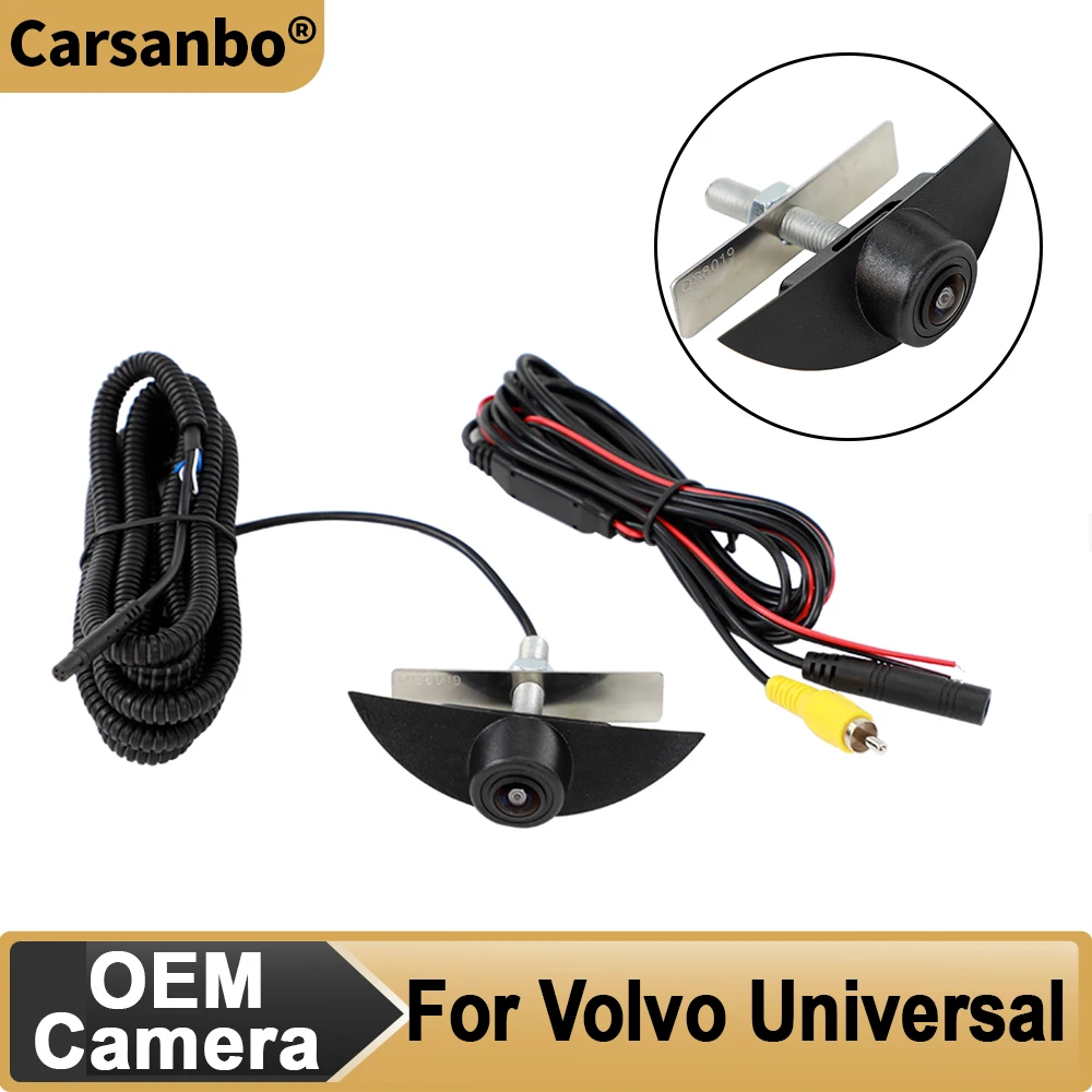 

Carsanbo AHD 1080P Vehicle LOGO Car Front View Camera For Volvo Universal Night Vision Motorcar Fisheye Waterproof Park Monitor