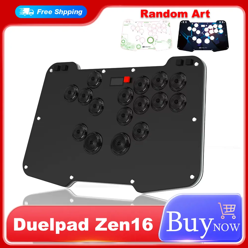 Duelpad Zen16 FightStick Джойстик Аркадный контроллер Hitbox для ПК/PS4/Switch Controller Arcade Stick Zero Delay