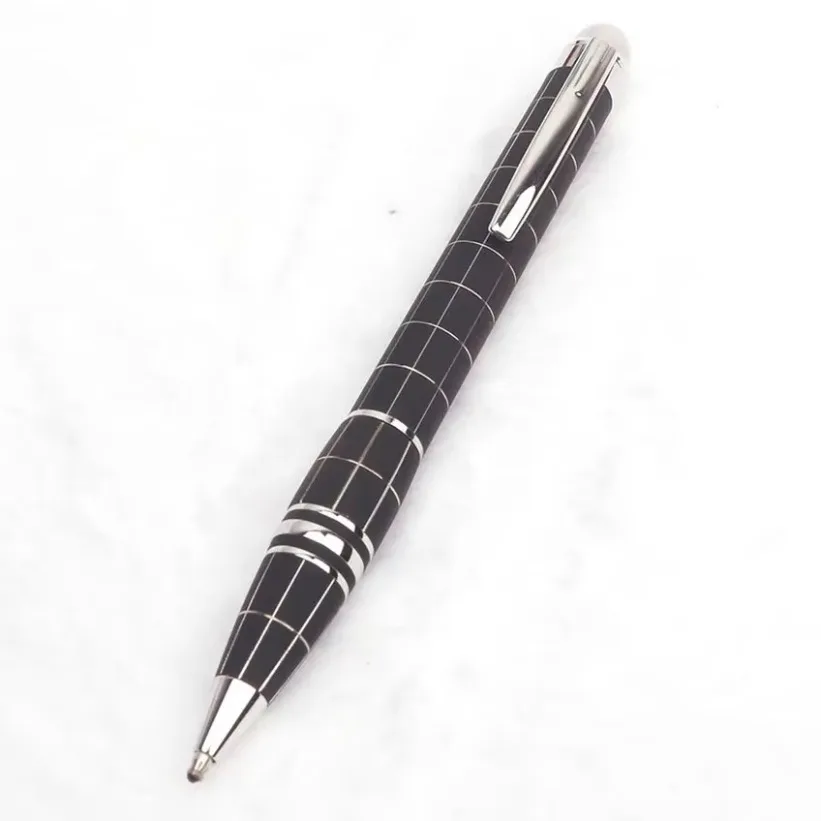 Bolígrafo elegante Star MB, bolígrafo Rollerball para escribir, plumas estilográficas de goma negra de Metal con diamante, suministros de oficina, papelería