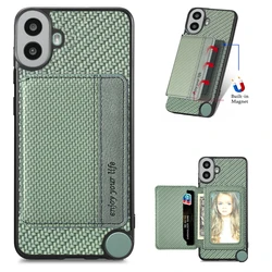For Nothing CMF Phone 1 2 Pro 3a 5G Leather Card Case RFID 360 Protect Wallet Shell Phone 4a CMF Phone1 Case Magnet Back Cover