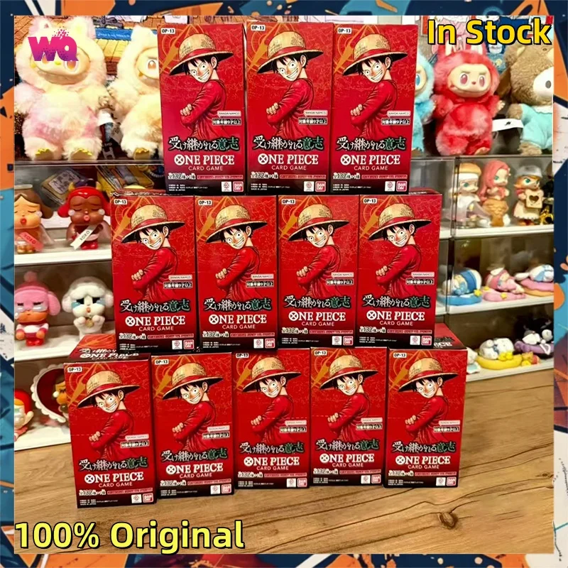 

In Stock 2025 BANDAI Genuine One Piece OPCG TCG Game Card Japanese Sealed OP13 Carrying on His Will Collection Card Toys Gifts