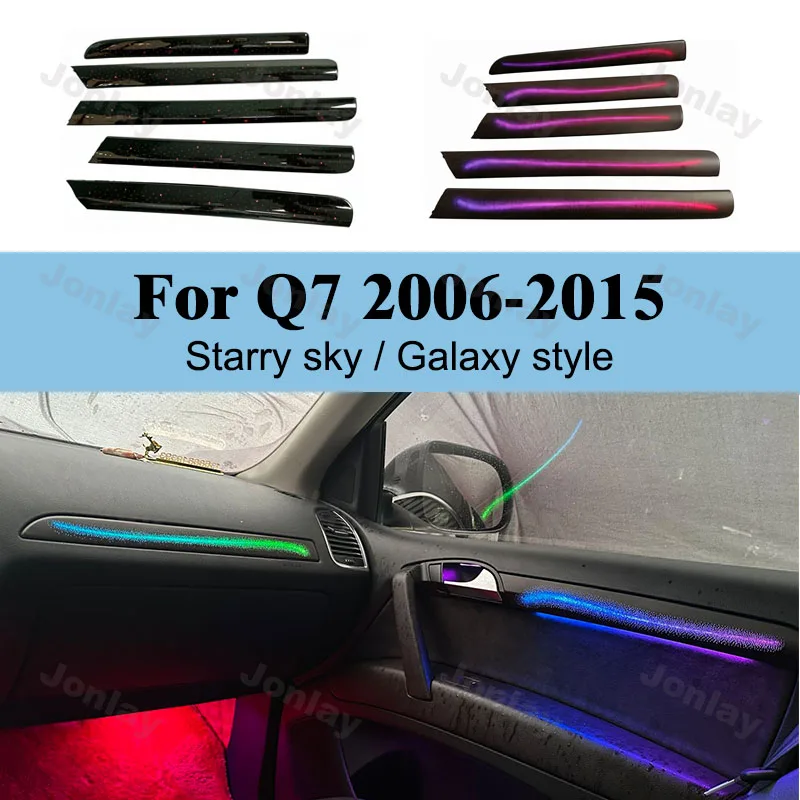 Für Q7 2006-2015 Ambientebeleuchtung Innenraum-Atmosphärenlampe Dekorative Zierleuchten Auto-Stimmungslicht LED-Kit