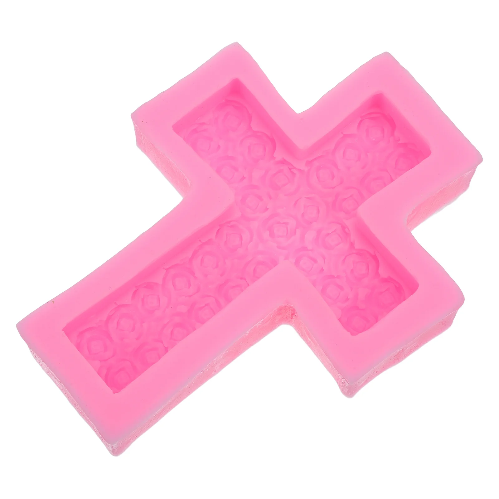 

Flexible Rose Cross Silicone Mold Soap Resin Casting Kit Heat Resistant Easy Release Craft Supplies for DIY Valentine