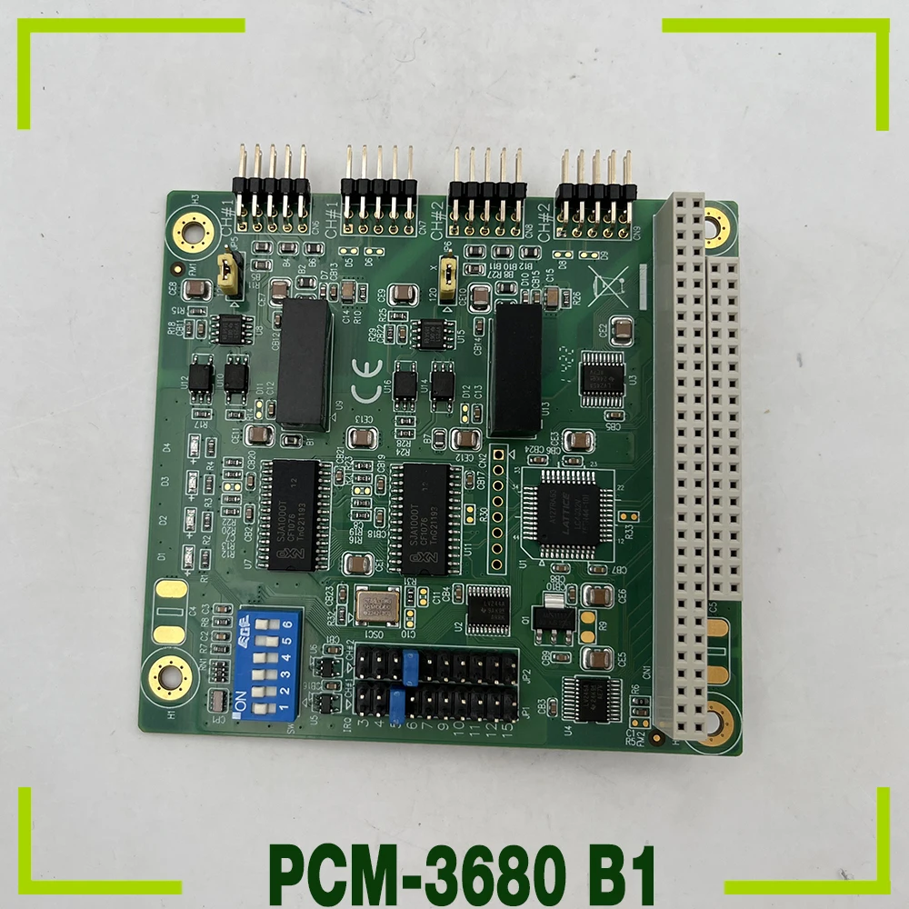 2-port CAN Card PC104 Dual Channel PCM3680B1301E-T 19C3M68001 For Advantech Industrial Control Motherboard PCM-3680 B1