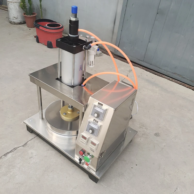 مكبس التورتيلا الكهربائي للبيع ماكينة صنع كعكة الفطائر ماكينة صنع الروتي الذكية ماكينة تشاباتي بلات