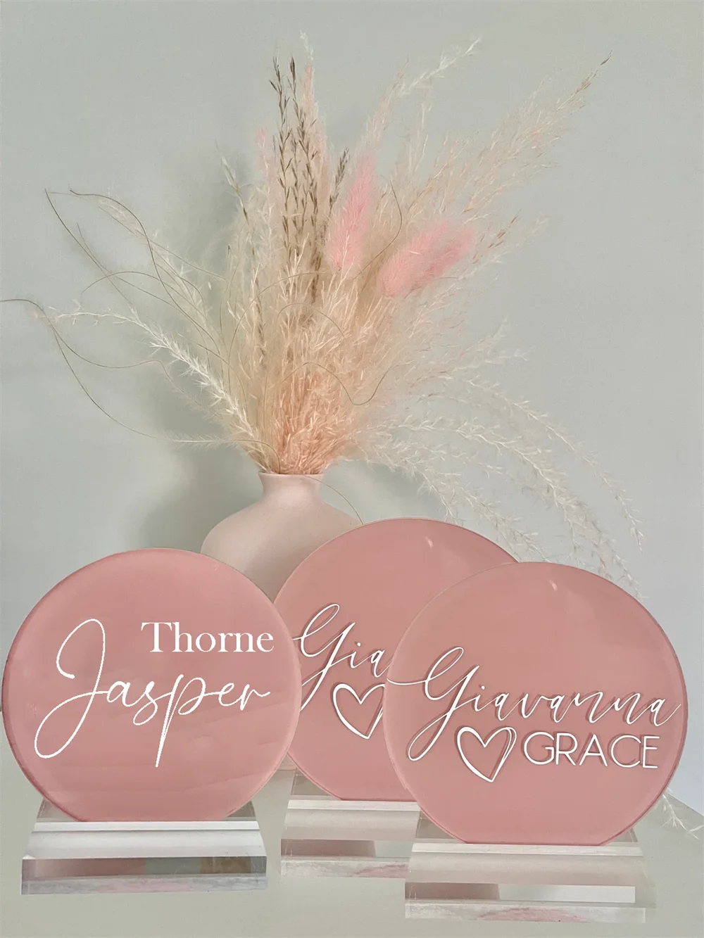 Custom Acrylic Ornament Customized Personalized Name Tag Home Decoration Party Commemorative Gift Customized Name Ornaments view 5