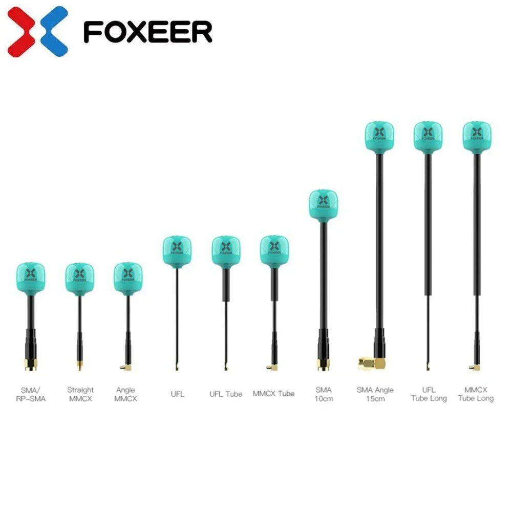 

2PCS Foxeer Antenna Lollipop 4 Plus 4+ FPV Antenna 5.8G 2.6Dbi RHCP SMA RPSMA UFL MMCX FPV Omni LDS Antenna For RC FPV Drone