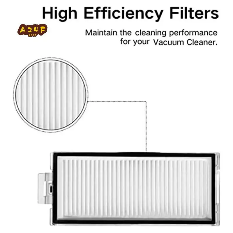 

A24F-For Xiaomi Roborock Q7 Max Q7 Max+ Q7 Plus T8 Hepa Filter Main Side Brush Mop Cloth Robot Vacuum Cleaner Spare Parts