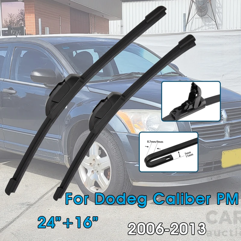 

Автомобильные щетки стеклоочистителя 24 "+ 18" для Dodge Caliber PM 2006-2013 лобовое стекло, щетки переднего окна, автомобильные аксессуары