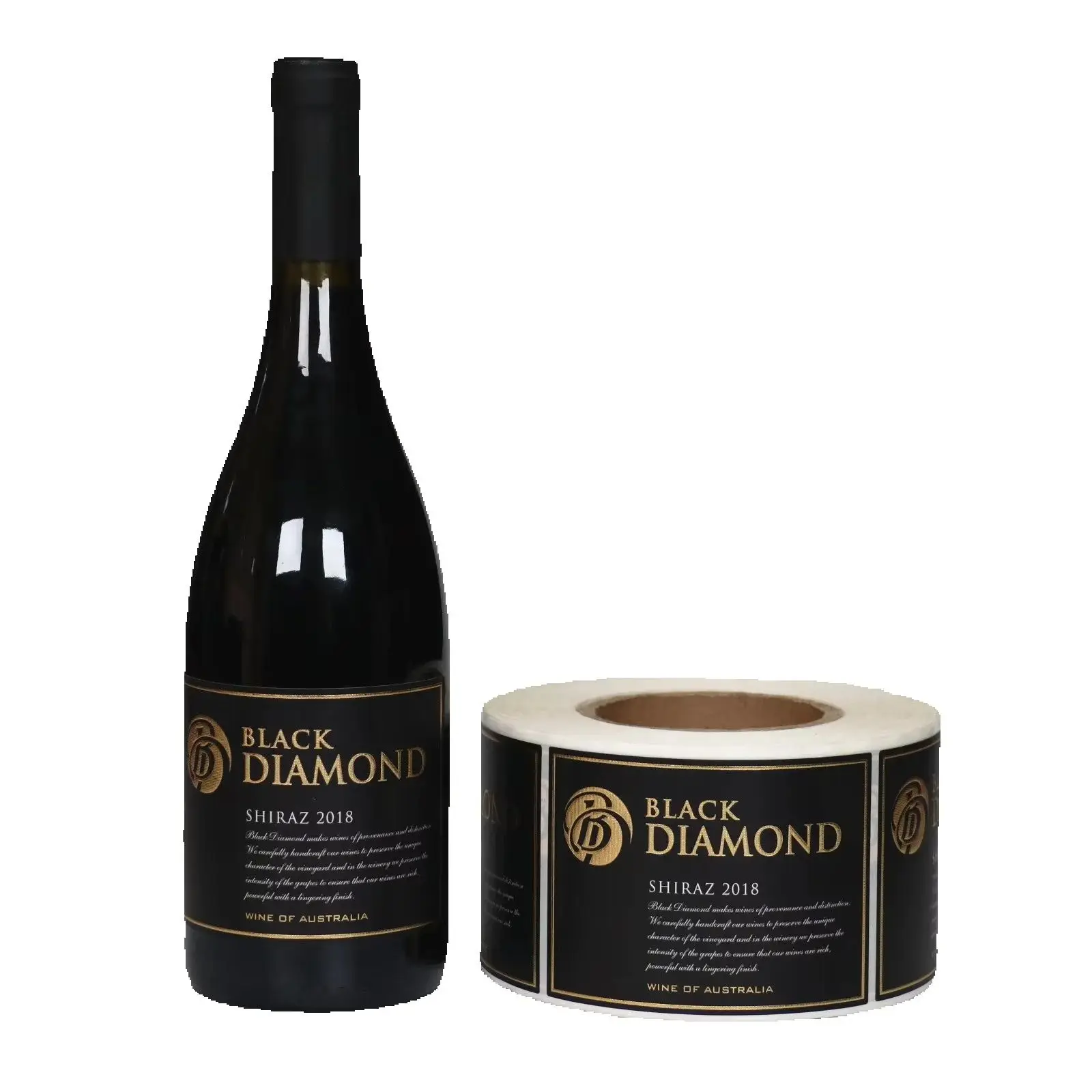 Custom Waterproof Scratch Paper Adhesive Stickers｜For Beverage, Wine & Coffee Bottle Packaging