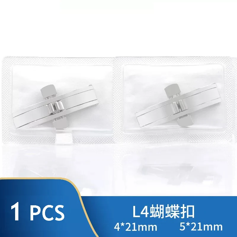 

1PCS Watch Accessories Replacement New L4 Series 4_21 5_21 Steel Belt Butterfly Buckle Men's Butterfly Buckle Accessories