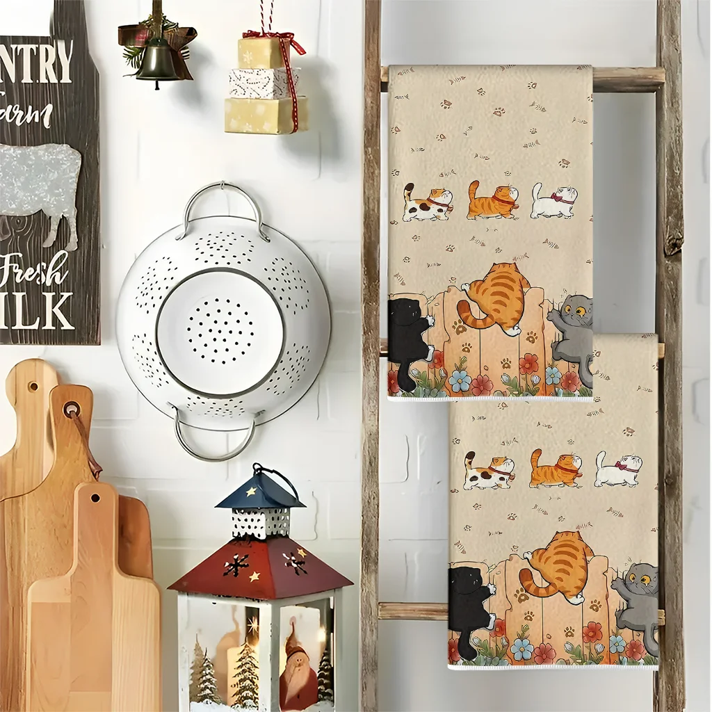 2 peças, conjunto de toalhas d - Kitchen Baking Cloth avaliação e preço