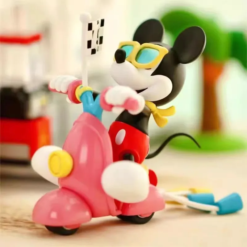 Surprise Random Blind Box Disney Genuine Mickey Mouse Instant Departure Series Figurines Home Collection Ornaments Creative Toys