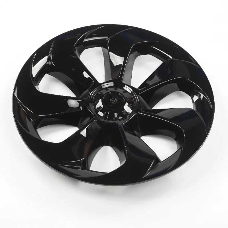 Wholesale New Big Blade Shape Matt Glossy Black 19 Inch All-Inclusive Hub Cap Wheel Cover For Tesla Model Y Wheel Hub Caps