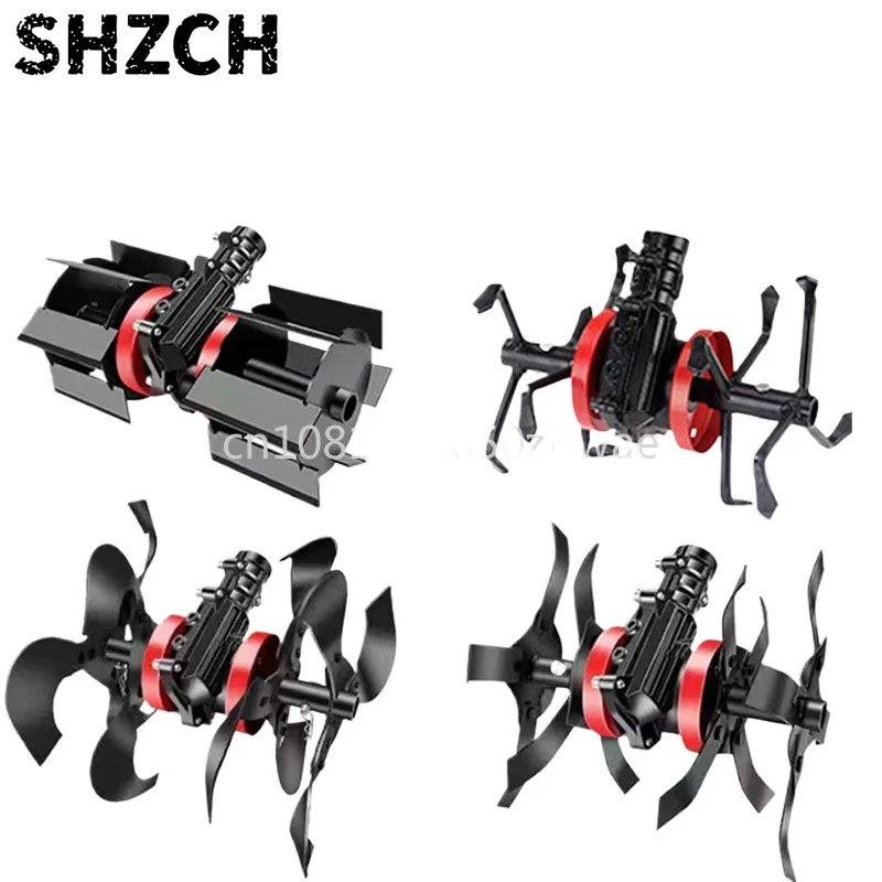 Multifunctional Lawn Mower Grass Trimmer Accessory Interchangeable Blades Soil Loosening Trenching Weeding Wheel
