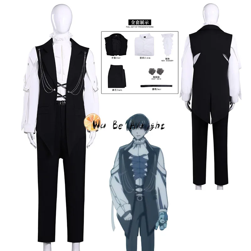 

Tamon's B-Side Ouri Sakaguchi Anime Cosplay Costume F/ACE Stage Outfit Uniform Halloween Carnival Role Play Party For Women Men