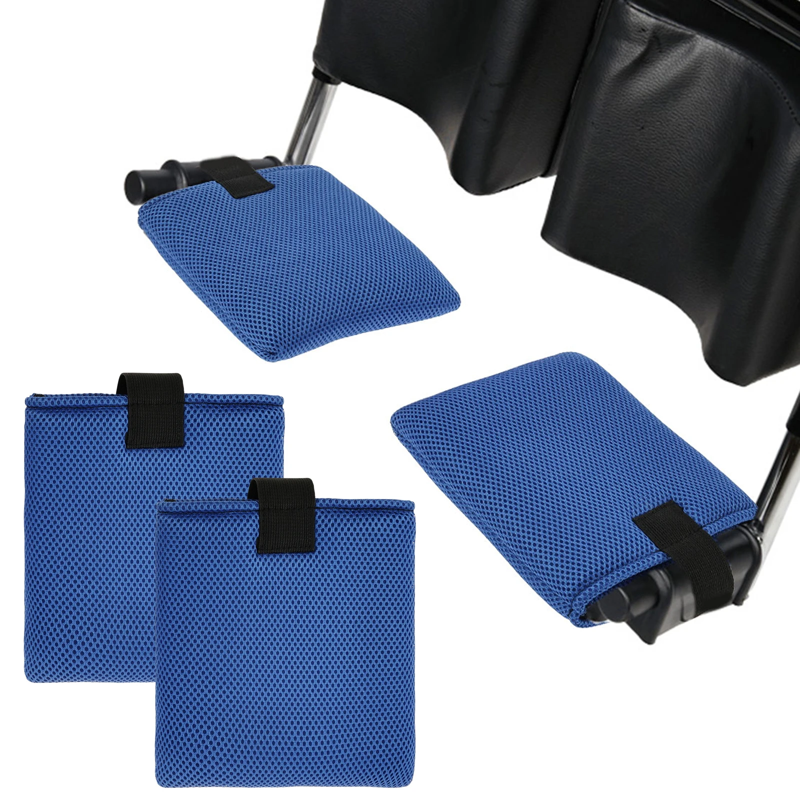 1 زوج كرسي متحرك مسند القدمين منصات مسند القدم وسادة الساق الراحة وسادة حماية القدم منصات لمنع خدوش القدم