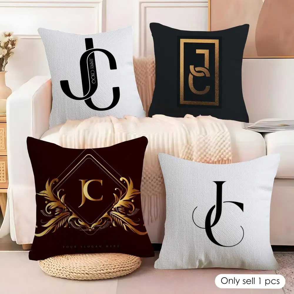 

Чехол для подушки Brand J-JC-s, мягкий коротковорсовый плюш, наволочка для диванной подушки, с невидимой молнией, пылезащитный, декоративный чехол для подушки