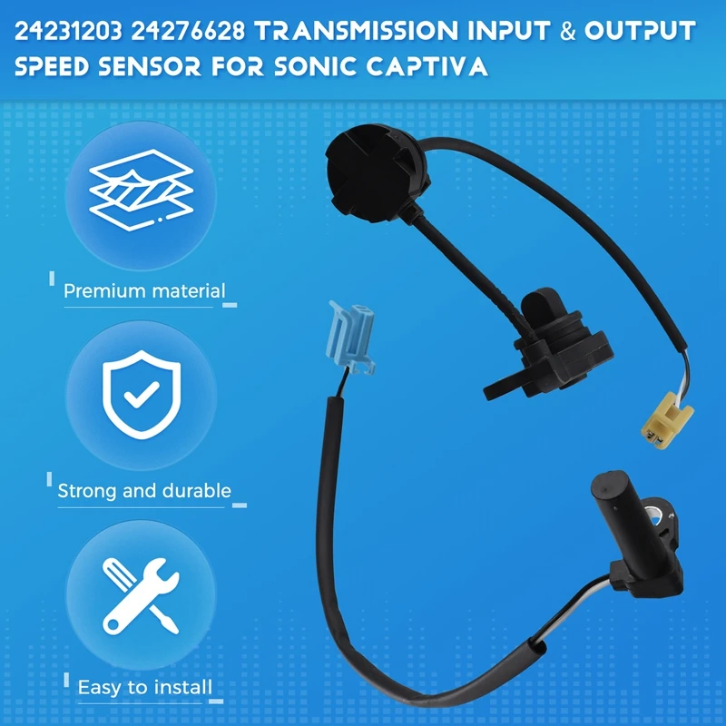 

24231203 24276628 Transmission Input & Output Speed Sensor For Chevrolet Cruze Sonic Captiva Transmission Speed Sensor