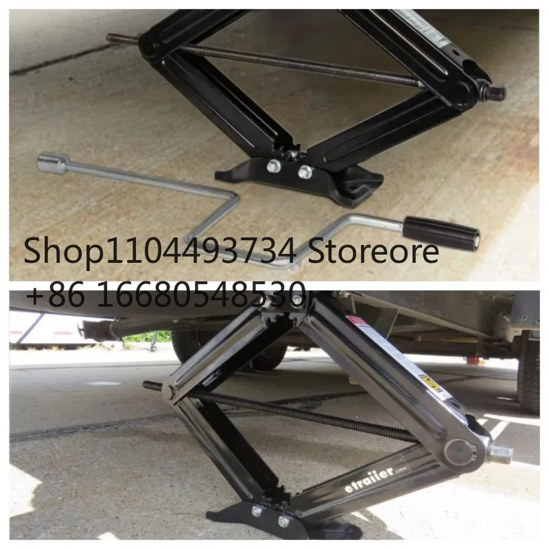 

6KH24" RV Stabilizing Scissor Jack Fits Pop-Up Campers and Travel Trailers 5,000lbs Capacity Stabilizer Jack Trailer Stabilizer