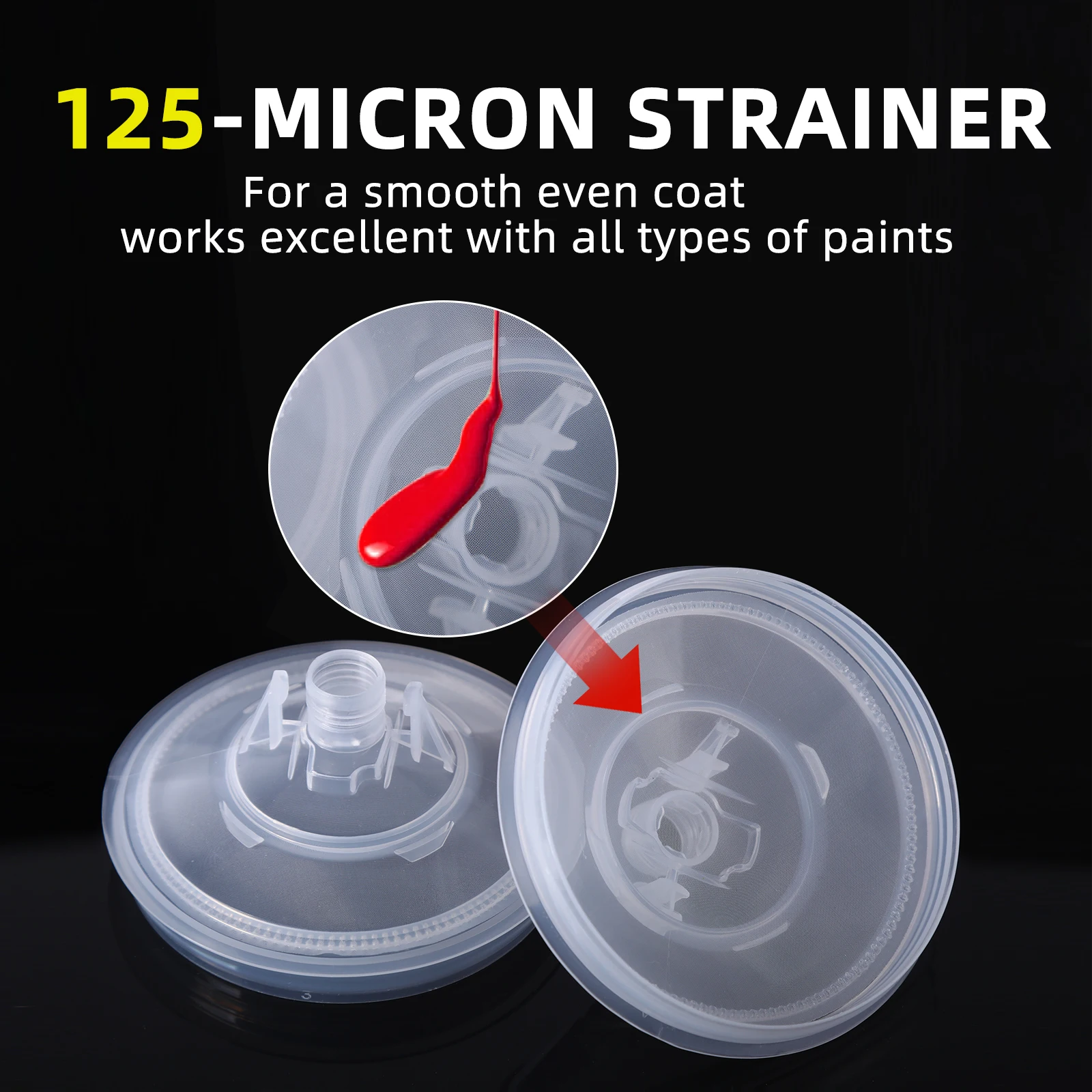 50Pcs/Set Spray Gun Paint Mixing Cup H/O Quick Cup Spray Gun Tank 600/800ML Disposable Paint Cup
