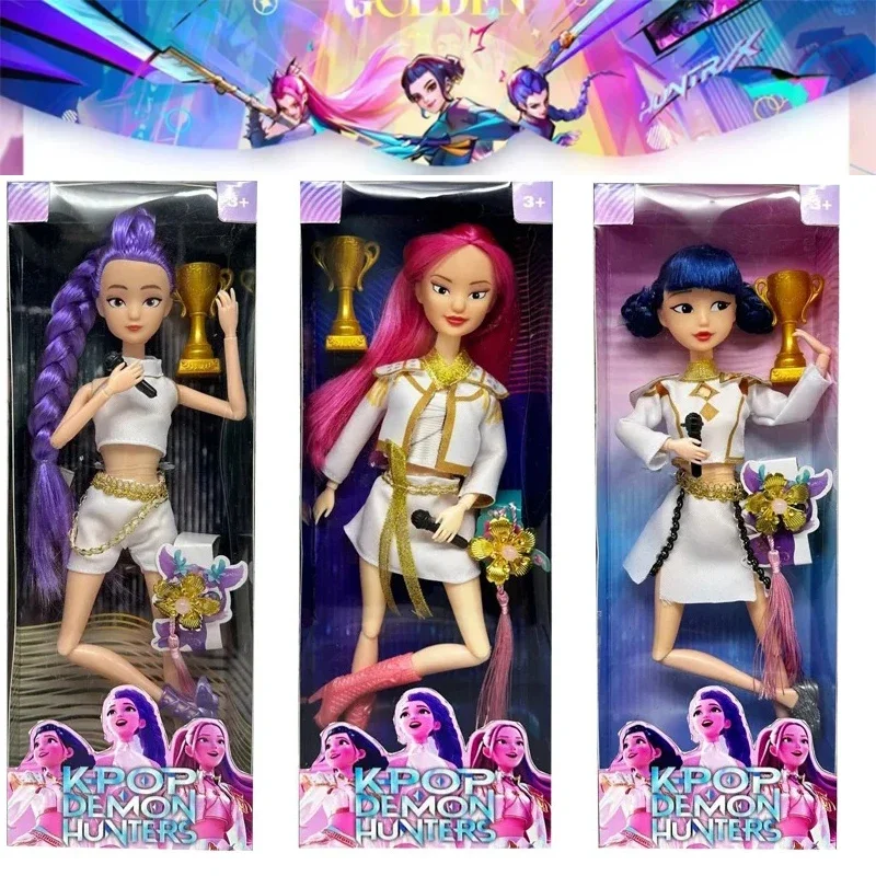 

НОВЫЕ игрушки для кукол Kpop Охотники на демонов Фигурка Игрушка-Руми Мира Зои Красивая принцесса-Куклы для маленьких девочек Пластиковая игрушка «сделай сам» для девочек