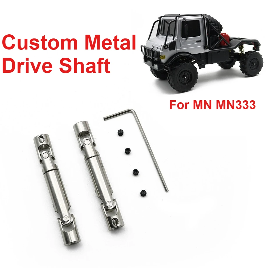 For MN MN333 U4000 1/12 RC Crawler Metal Drive Shaft Custom Model High‑Strength Durable Performance Upgrade Hobby Accessories