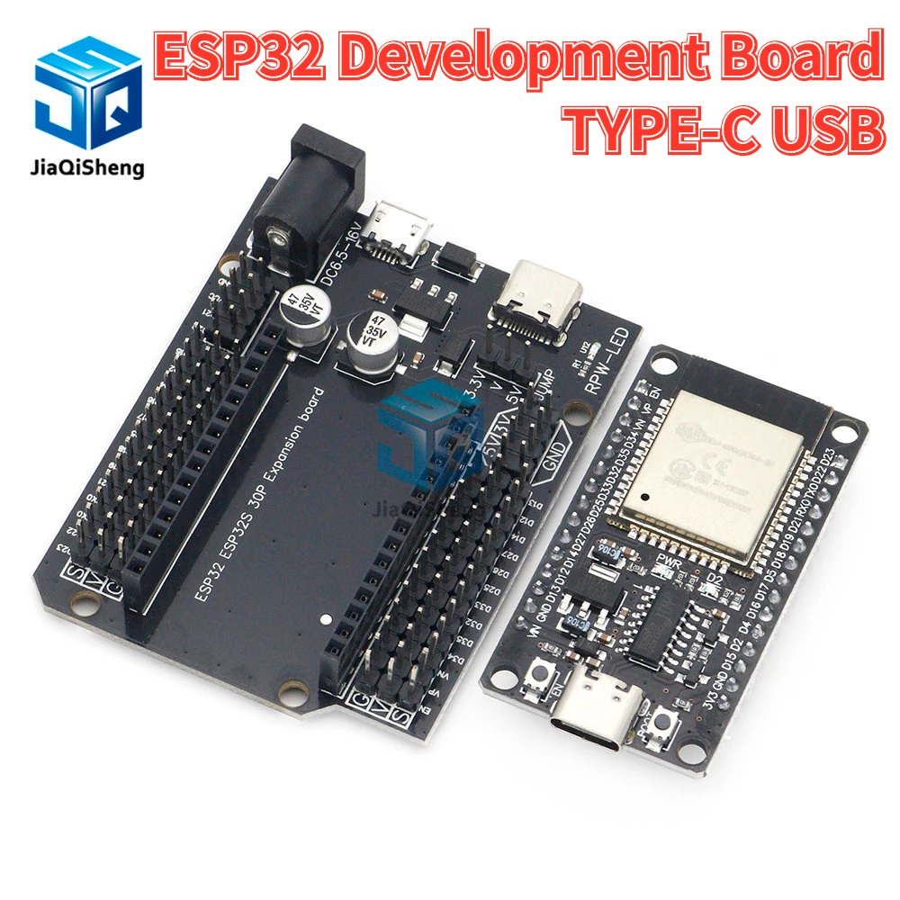 Умная плата ESP32, флэш-накопитель USB CH340C WiFi + Bluetooth, сверхнизкое энергопотребление, двухъядерный телефон