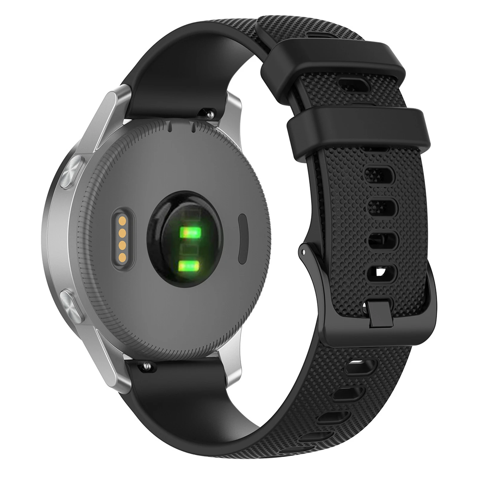 

Bulk Purchasing 22mm Silicone Strap for Garmin Venu 3 / 2 / Samsung Gear S3 Classic / S3 Frontier Watch Band Grid Texture - Blac