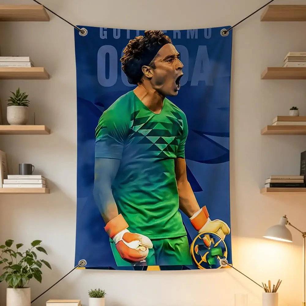 Banderas del atleta G-Guillermo Ochoa, decoraciones para exteriores, bares musicales, interiores del hogar, decoraciones para patios y jardines