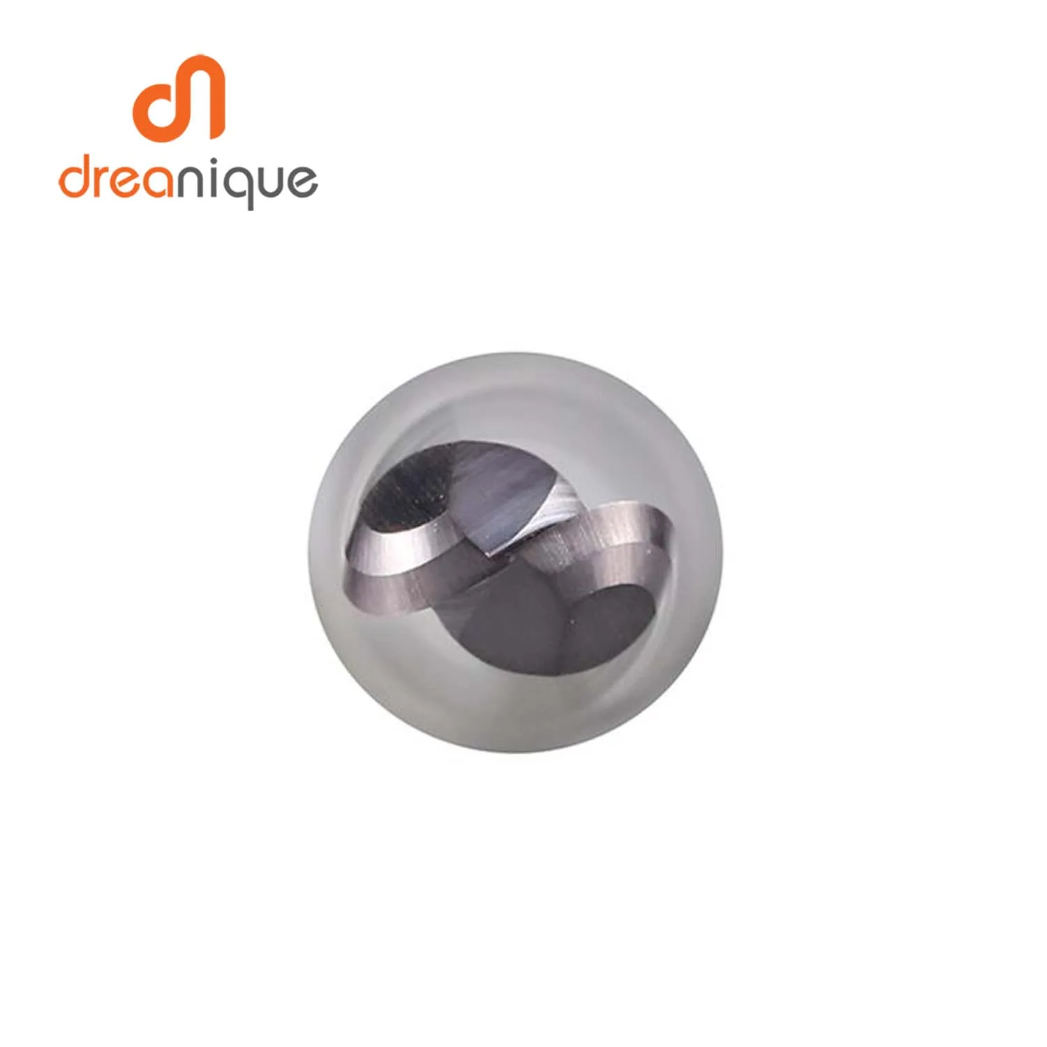 Dreanique 텅스텐 솔리드 카바이드 테이퍼 볼 노즈 CNC 조각 커터 엔드 밀, 목재 및 금속용, 4 6mm 생크 2 플루트, 5 개/로트