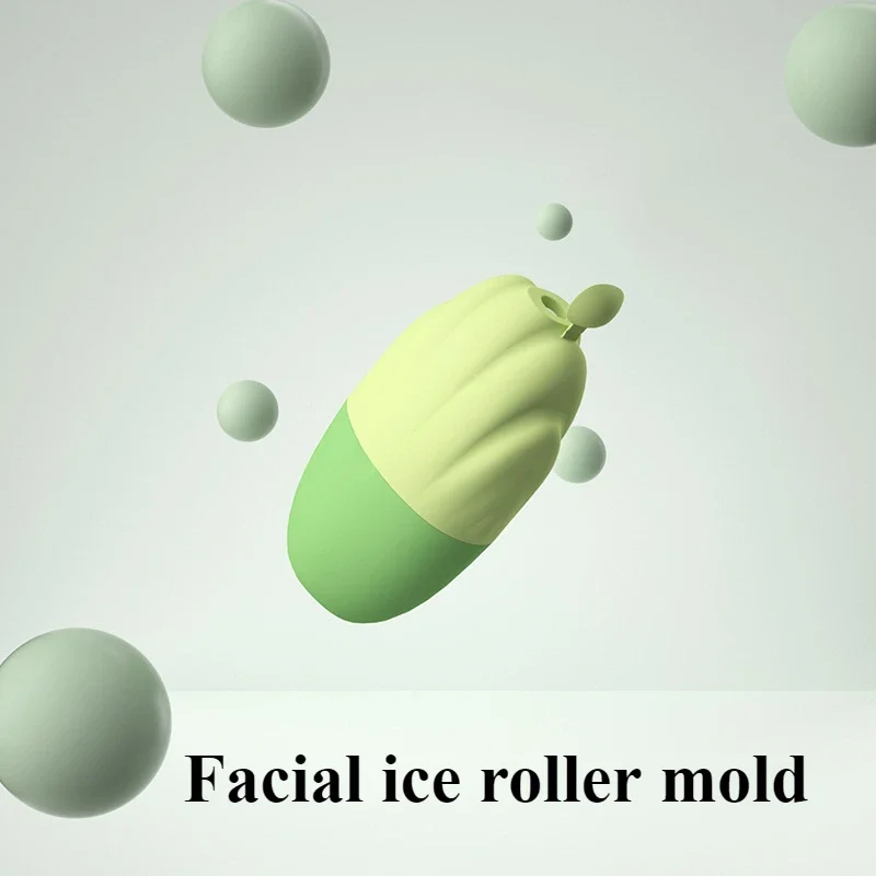 Silicone Face Ice Roller cube Mould mold Holder for  Body Massage Beauty  Icing Skin Care for Shrink Pores pain Relief