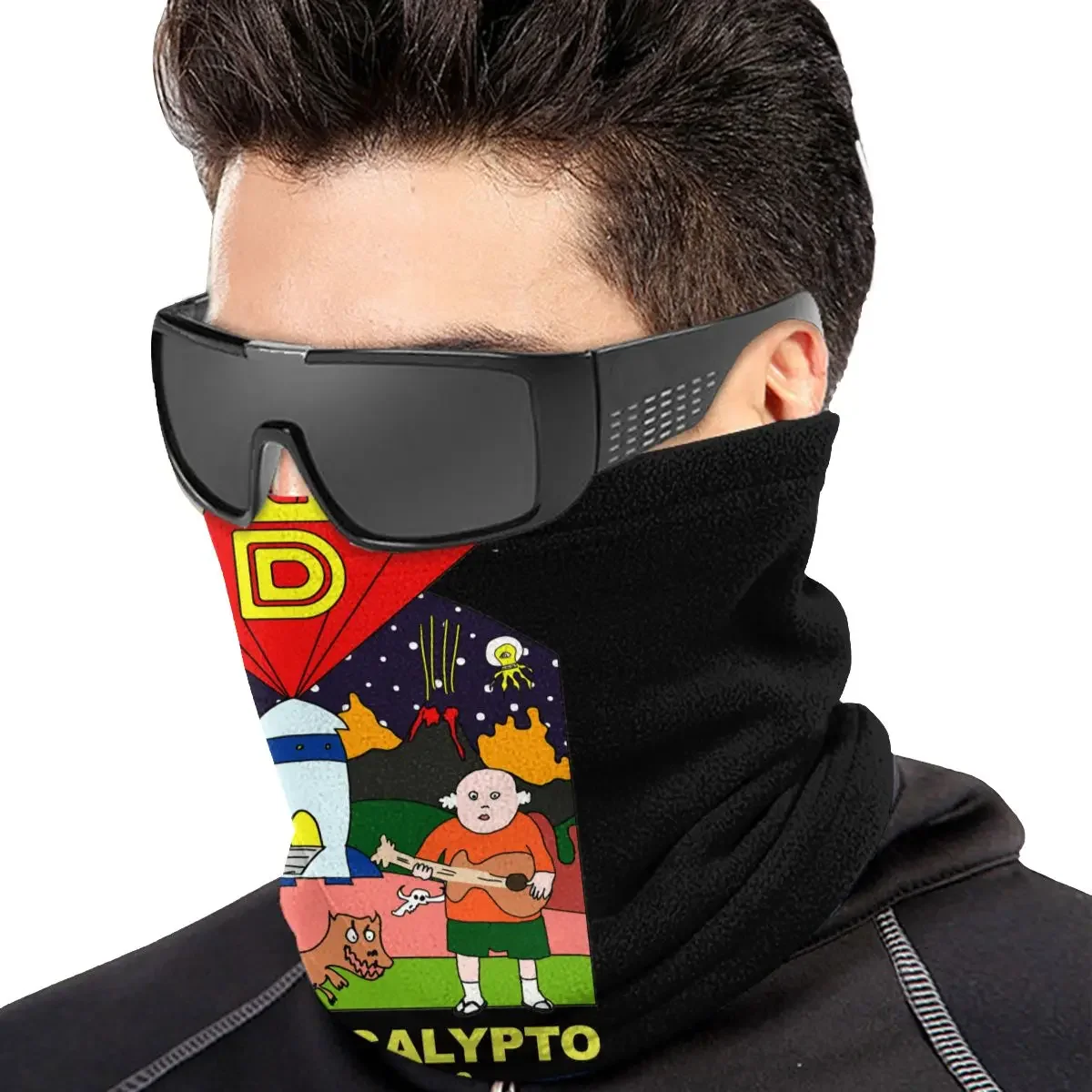 Hartnäckige d Post-Apokalypto Tour 2019 Mikro faser Hals Gamasche Bandana Schal Sport Anti-UV-Sonnenschutz