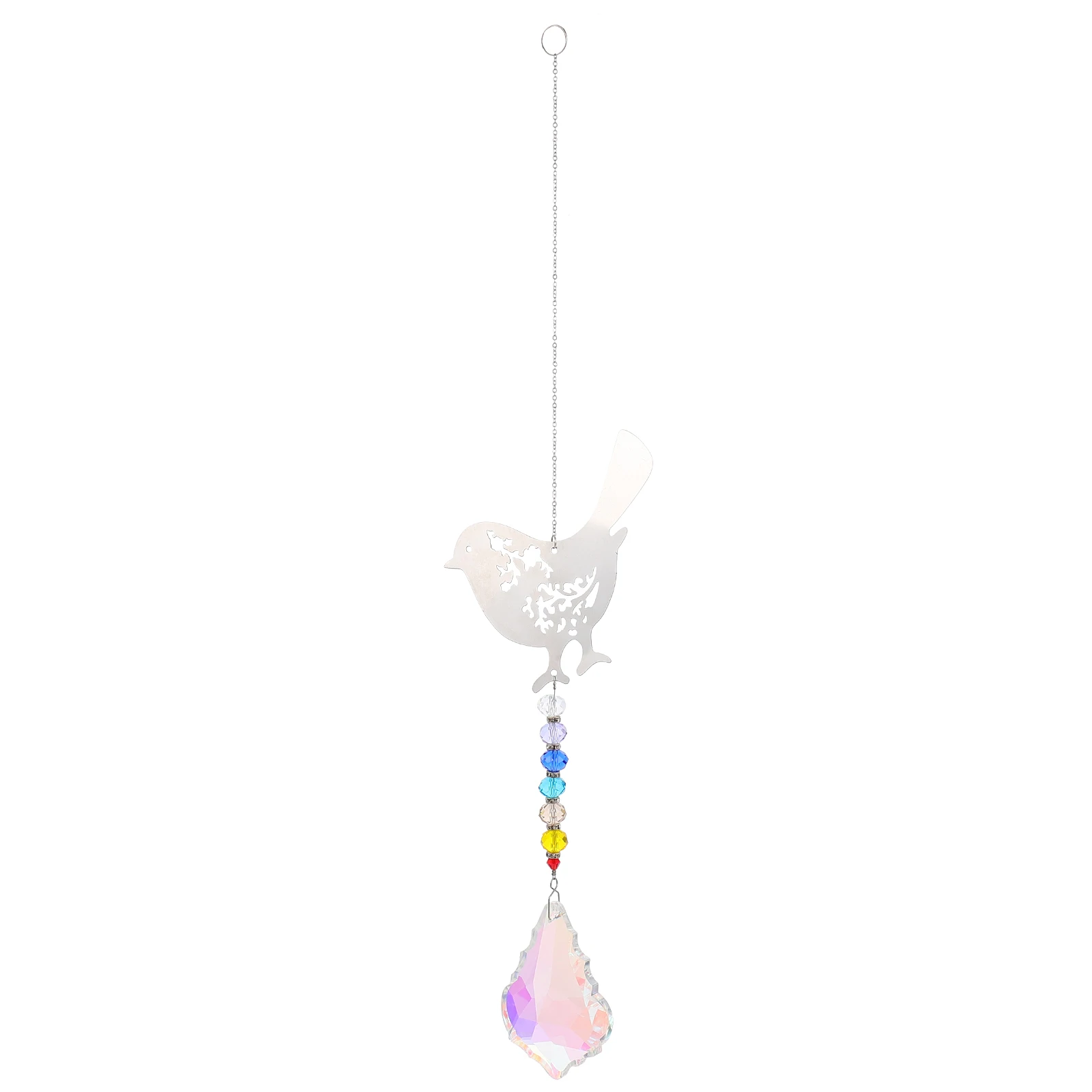 

Hummingbird Pendant Mini Crystal Ball Hanging naments Home Decor Ceiling Prism Clear Rainbow Glass Suncatcher Charm