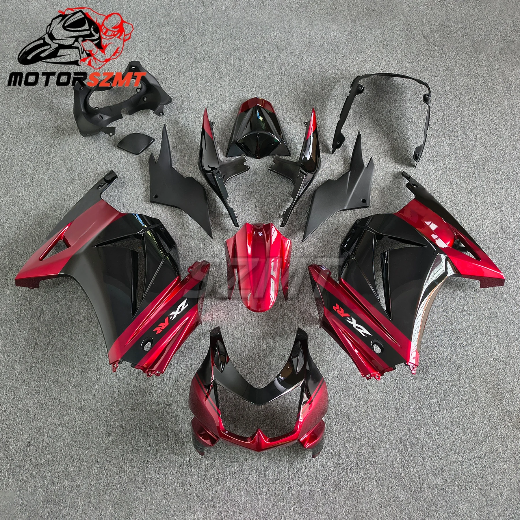 2008-2012 Injectie ABS Motorfiets Voor KAWASAKI Ninja250 ZX250 EX250 2008-2012 Volledige Kuip Kit